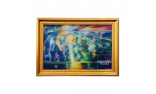 กรอบรูปภาพวาดสีน้ำมัน รูปศิลปะนามธรรม